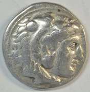 Scarce Kingdom of Macedon Alexander III Silver Tetradrachm, 336-323 BC