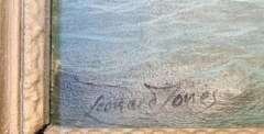 Vintage Original Oil on Canvas By Leonard Jones