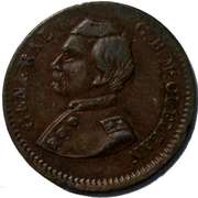 J Mahnken NY City  Liquors &Segars Civil War Store Card