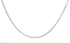 Vintage Sterling Silver Chain Necklace