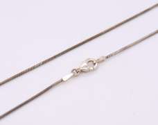 Vintage Sterling Silver Snake Chain Necklace
