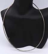 Vintage Italina Sterling Silver Omega Necklace