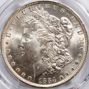 1884 0 Morgan Dollar PCGS MS64.