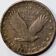 1917 D Type 2 Standing Liberty Quarter