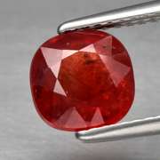 Gorgeous red orange 2.28ct Tanzanian Sapphire