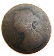 1887 British 1/2 Penny