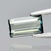Heated only! Australian! .54ct VS blue green Sapphire