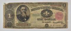 1891 $1 United States Treasury Note - Large Note - F-350