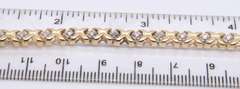 Fantastic Yellow Gold Diamond X Bracelet