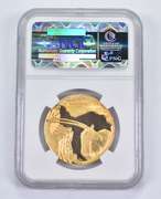 PF67UCAM 2007 South Africa 100 Rand 1 Oz .999 Gold - Natura Eland NGC
