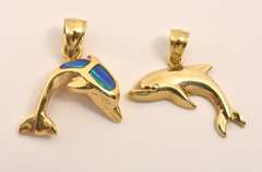 Nice Pair of Dolphin Pendants