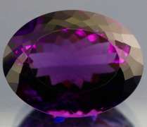 Simply ravishing 30ct full violet Brazilian Amethyst
