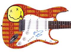 Dave Grohl Autographed Nirvana Foo Fighters Signed Guitar ACOA
