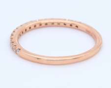 Fancy Rose Gold Diamond Band
