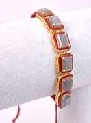 Lavish Labradorite Bracelet in Gold Plated Sterling Silver