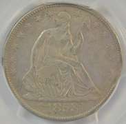 Mint Error 1853 Arrows & Rays Seated Liberty Half. PCGS AU Details