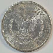 Blazing BU 1887-S Morgan Silver Dollar. Better date in MS60