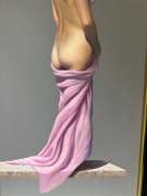 Contemplative Nude Figure Study