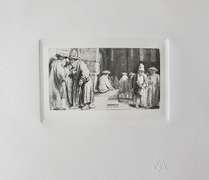 Rembrandt, Jews in the Synagogue
