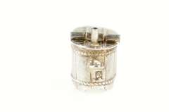 Sterling Silver 3D Antique Inspired Wash Bucket Charm/Pendant