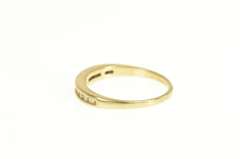 14K Yellow Gold 0.18 Ctw Diamond Classic Wedding Band Ring