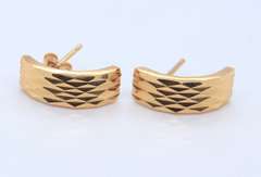 Beautiful Yellow Gold Earrings