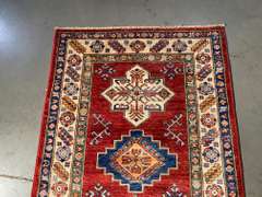 HAND KNOTTED SUPER KAZAK 14' RUNNER