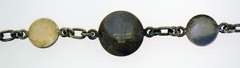 Sterling Silver Antique Asian Coin Bracelet