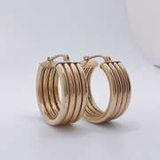 14kt Yellow Gold Hoop Earrings
