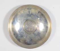 1922 Japan 50 Sen Ashtray - 30.8 Grams Silver