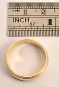 Classic Beaded Edge Wedding Band