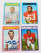 4 Topps 1972 Football Greats Cards