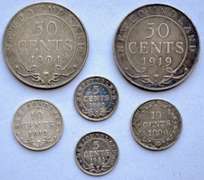 Newfoundland Silver Coin Lot