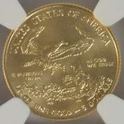Perfect 2018 $5 Gold Eagle coin. NGC MS70 EARLY RELEASES