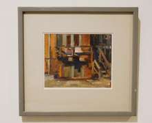 Beautiful Original oil on paper Abstract painting