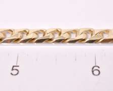 Marvelous Men's Curb Link Bracelet in 14K Yellow Gold