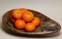 Impressive 3.36 pound Ammonite decorative bowl