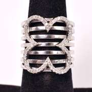 Diamond Wide Band Ring, 18KT
