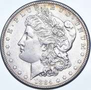 1884-S Morgan Silver Dollar