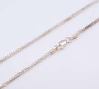 Italian Sterling Silver Popcorn Chain Necklace