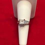 ladies platinum diamond engagement ring 1.80 carat