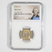 MS67 5FS 1950-D Jefferson Nickel - Graded NGC