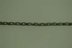 Vintage Sterling Silver Aquamarine Tennis Bracelet