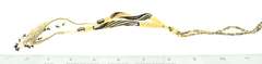 Highly Detailed Vintage 21kt Gold Necklace With Pearls