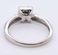 Dazzling White Gold Diamond Princess Cut Cluster Ring