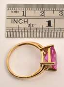 Feminine Pink Sapphire Ring