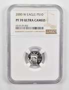 PF70 UCAM 2000-W $10 American Platinum Eagle - Graded NGC
