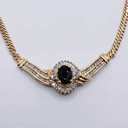 14kt Gold, Blue Sapphire, & Diamond Jewelry Set!