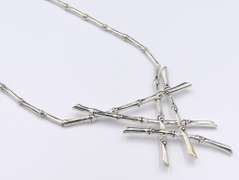 Sterling Silver John Hardy Bamboo Necklace