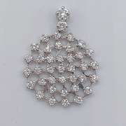 14kt White Gold & Diamond Pendant
